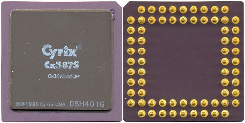 NOS Cyrix CX-83D87-33-GP FASMATH FPU for 386DX CPU 33MHz CPGA68 X 1pc 