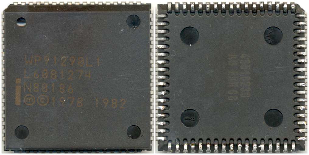 Intel N80C186XL12 NEU HIGH-INTEGRATION EMBEDDED PROCESSOR PLCC-68 