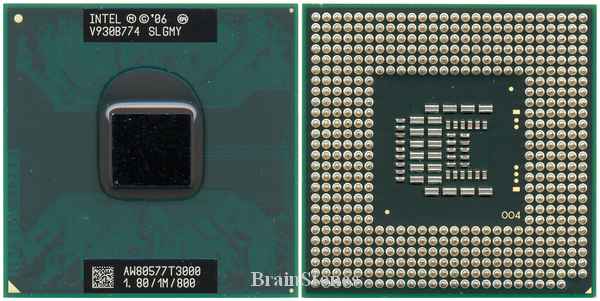 INTEL mobile Celeron Dual-Core Core: Merom-2M (65 nm); Data 