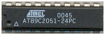 1 trozo ts80c32x2-mib circuito integrado Atmel corp PLCC 44 